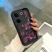 Ucuc Tecno Camon 20(CK6N) Uyumlu Siyah Silikon Kılıf Darbeye Dayanıklı Kamera Korumalı