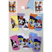 Yasyas 10 Çift Sevimli Çizgi Karakterler Patik Çorap Seti