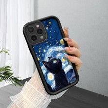 Ucuc iPhone 13 Pro Uyumlu Siyah Silikon Kılıf Darbeye Dayanıklı Kamera Korumalı