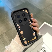 Ucuc Vivo X200 Pro Uyumlu Siyah Silikon Kılıf Darbeye Dayanıklı Kamera Korumalı