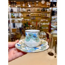 ACar Glacıa Mavi Tek Kişilik Türk Kahvesi Fincanı