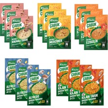 Knorr Çabuk Çorba ve Çabuk Makarna 15 Li Karma Paket