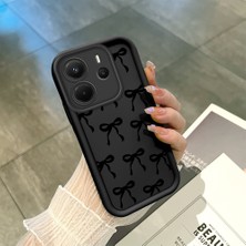 Ucuc Redmi Note 14 4g Uyumlu Siyah Silikon Kılıf Darbeye Dayanıklı Kamera Korumalı