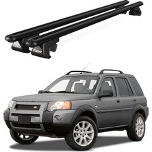 Today Auto Venüs Land Rover Freelander (1997-2007) Uyumlu Siyah Ara Atkı Port Bagaj Tavan Barı