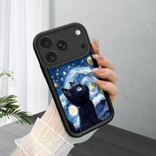 Ucuc iPhone 17 Pro Uyumlu Siyah Silikon Kılıf Darbeye Dayanıklı Kamera Korumalı