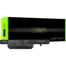 Notespare Clevo ile Uyumlu W25ACU, W25AEF, W25AEN, W25AES, W25AEU, W25BBL-C Notebook Batarya Pil