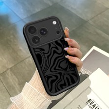 Ucuc iPhone 17 Pro Uyumlu Siyah Silikon Kılıf Darbeye Dayanıklı Kamera Korumalı