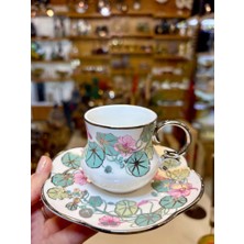 Acar Glacıa Pembe 6 Kişilik Türk Kahvesi Fincanı