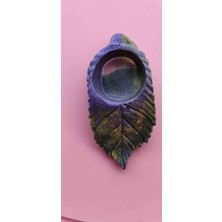 Miina Aksesuar Epoksi Reçine Çeşitli Renklerde Dekore Edilmiş Dekoratif Bir Mumluk