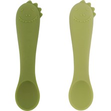 Trixie Mr. Dino - 2li Silikon Yemek Kaşığı Seti