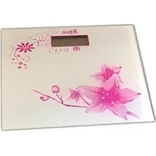 Go İthalat Dijital Desenli Kare Cam Baskül Terazi TF-1053 (784)