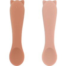 Trixie Mrs. Cat - 2li Silikon Bebek Kaşığı Seti