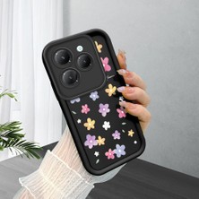 Ucuc Infinix Hot 40/40 Pro Uyumlu Siyah Silikon Kılıf Darbeye Dayanıklı Kamera Korumalı