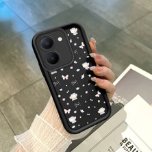 Ucuc Vivo Y27 5G/Y27S Uyumlu Siyah Silikon Kılıf Darbeye Dayanıklı Kamera Korumalı