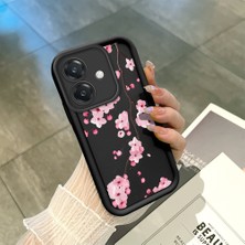 Ucuc Oppo A3/A3X 4g/5g Uyumlu Siyah Silikon Kılıf Darbeye Dayanıklı Kamera Korumalı