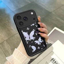 Ucuc iPhone 17 Pro Uyumlu Siyah Silikon Kılıf Darbeye Dayanıklı Kamera Korumalı