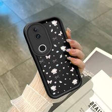 Ucuc Vivo V50 Uyumlu Siyah Silikon Kılıf Darbeye Dayanıklı Kamera Korumalı