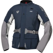 Ixs Venture-Stx 1.0 Lamınated Erkek Mont - Blue-Lıght Grey - L