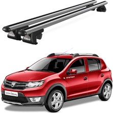 Today Auto Venüs Dacia Sandero (2013-2020) Uyumlu Gri Ara Atkı Port Bagaj Tavan Barı