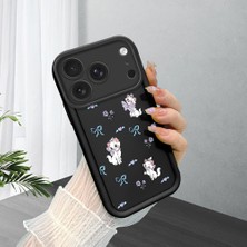 Ucuc iPhone 17 Pro Uyumlu Siyah Silikon Kılıf Darbeye Dayanıklı Kamera Korumalı