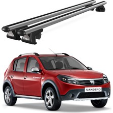 Today Auto Venüs Dacia Sandero (2008-2012) Uyumlu Gri Ara Atkı Port Bagaj Tavan Barı