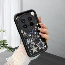 Ucuc Vivo X200 Pro Uyumlu Siyah Silikon Kılıf Darbeye Dayanıklı Kamera Korumalı