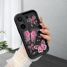 Ucuc Vivo X200 Fe Uyumlu Siyah Silikon Kılıf Darbeye Dayanıklı Kamera Korumalı