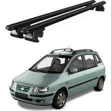 Today Auto Venüs Hyundai Matrix (2001-2010) Uyumlu Siyah Ara Atkı Port Bagaj Tavan Barı