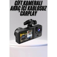 Dvr Araç Içi Kamera Hareket Algılayabilen 1080P Carplay Video Kaydedici Nemere