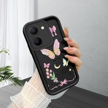 Ucuc Vivo Y27 5G/Y27S Uyumlu Siyah Silikon Kılıf Darbeye Dayanıklı Kamera Korumalı