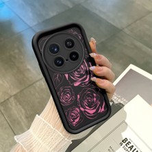 Ucuc Vivo X200 Pro Uyumlu Siyah Silikon Kılıf Darbeye Dayanıklı Kamera Korumalı