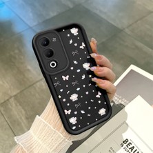 Ucuc Oppo A5 4g/5g Uyumlu Siyah Silikon Kılıf Darbeye Dayanıklı Kamera Korumalı