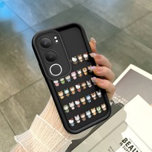 Ucuc Vivo Y19S 4G/Y19S Pro Uyumlu Siyah Silikon Kılıf Darbeye Dayanıklı Kamera Korumalı