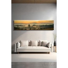 Şehber Kanvas Tablo Panoramik Yatay Tekli Salon Mutfak Yatak Odası Ofis Thung Salaeng Luang Milli Parkı