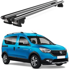 Today Auto Venüs Dacia Dokker (2012-2021) Uyumlu Gri Ara Atkı Port Bagaj Tavan Barı