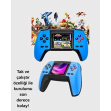Nostaljik Mini Gamepad | 520 Hazır Oyun, Tak ve Oyna Nemere