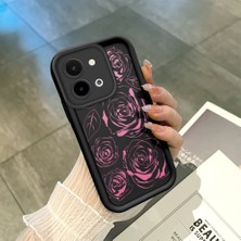 Ucuc Vivo Y28 4g Uyumlu Siyah Silikon Kılıf Darbeye Dayanıklı Kamera Korumalı