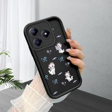 Ucuc Realme C63 4G/C61 Uyumlu Siyah Silikon Kılıf Darbeye Dayanıklı Kamera Korumalı
