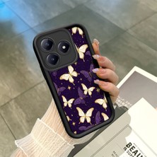 Ucuc Realme C63 4G/C61 Uyumlu Siyah Silikon Kılıf Darbeye Dayanıklı Kamera Korumalı