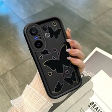 Ucuc Vivo X200 Fe Uyumlu Siyah Silikon Kılıf Darbeye Dayanıklı Kamera Korumalı