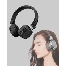 Kablosuz Kulak Üstü Bluetooth Kulaklık Güçlü Bas ve Katlanabilir Tasarım Nemere