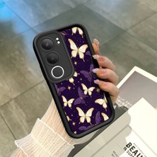 Ucuc Vivo Y19S 4G/Y19S Pro Uyumlu Siyah Silikon Kılıf Darbeye Dayanıklı Kamera Korumalı