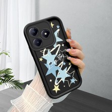 Ucuc Realme C63 4G/C61 Uyumlu Siyah Silikon Kılıf Darbeye Dayanıklı Kamera Korumalı