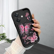 Ucuc Oppo A3/A3X 4g/5g Uyumlu Siyah Silikon Kılıf Darbeye Dayanıklı Kamera Korumalı