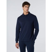 Uzun Kollu Polo Yaka Pamuk Tişört