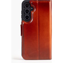 Zawa Samsung S25 Plus Uyumlu El Yapımı Hakiki Deri Kılıf – Telefon Kılıfı, Koruyucu Magiccase