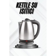 Kettle Su Isıtıcı C F Priz Uyumlu 220 - 240 V Paslanmaz Çelik Kablolu Nemere