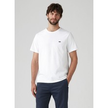 Levi's Ss Orıgınal Hm Performance Coolma Erkek Beyaz Bisiklet Yaka T-Shirt 008BT-0003