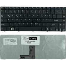 Notespare Exper ile Uyumlu Karizma V109302AK1, V109302AS1 Notebook Klavye Siyah Tr