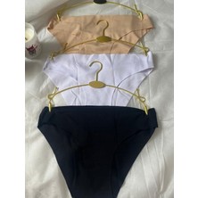 M.F.Ö Lingerie Üçlü Slip Lazer Dikişsiz Külot